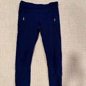 Lululemon Inspire Tight II Legging Hero Blue Size 6 Great Condition